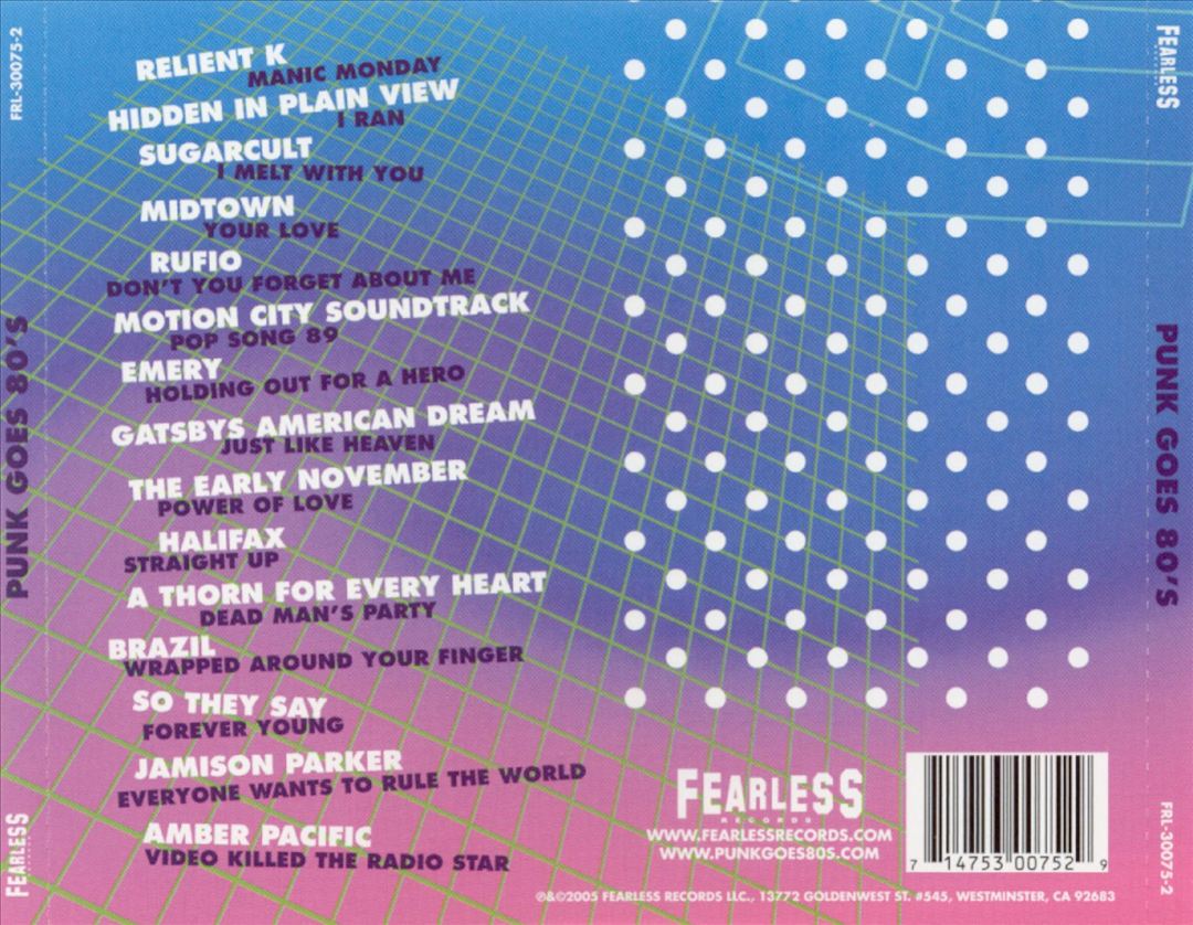 Punk Goes 80's cover art