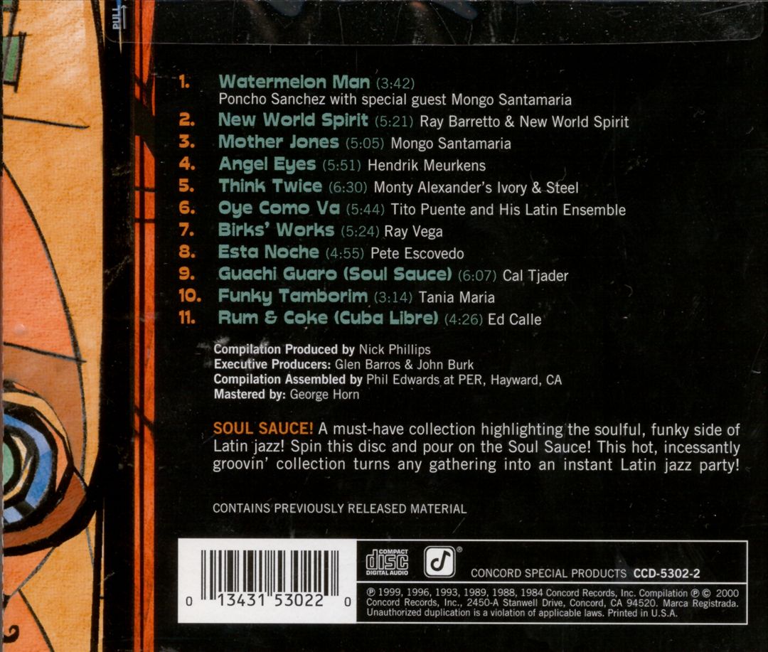 Colors of Latin Jazz: Soul Sauce! cover art