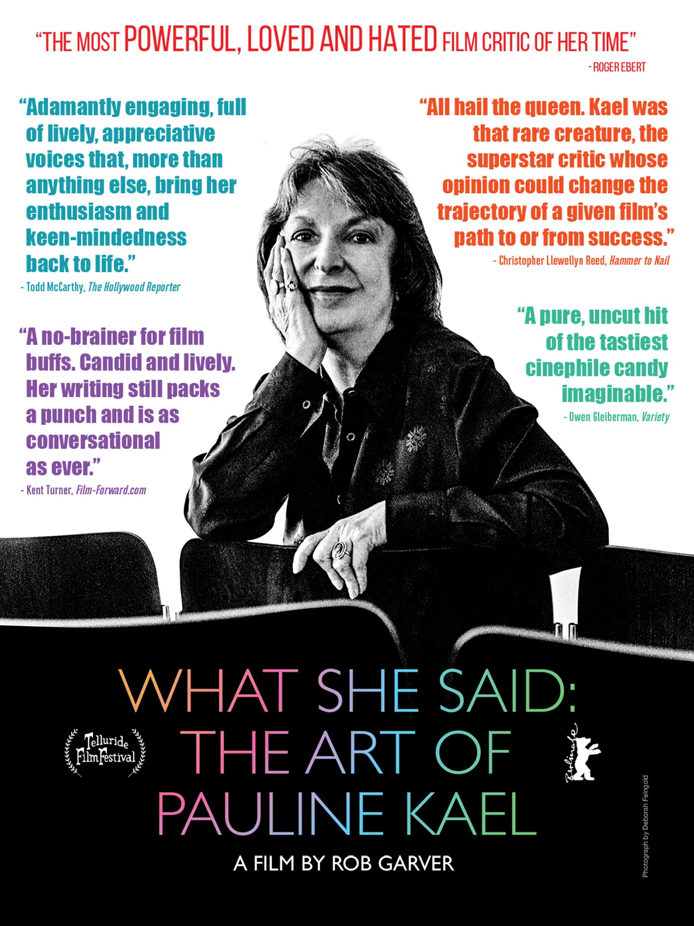 What She Said: The Art of Pauline Kael cover art