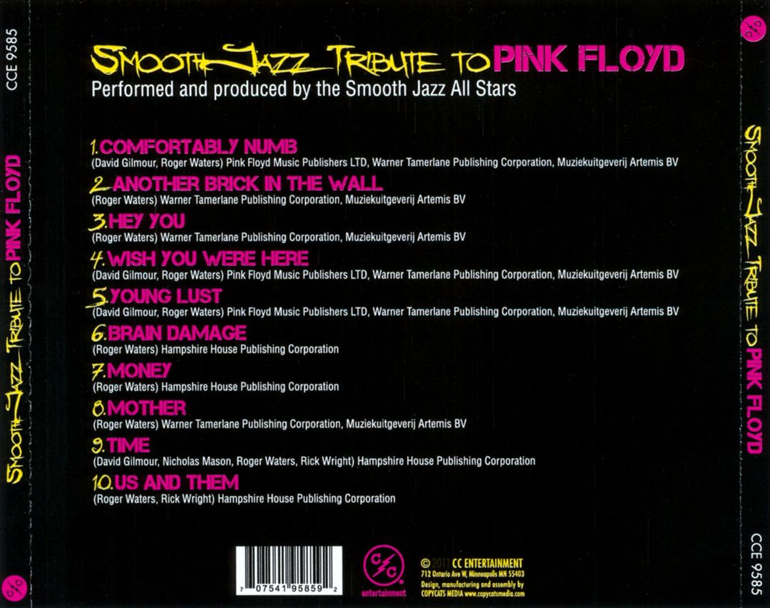 Smooth Jazz Tribute to Pink Floyd cover art