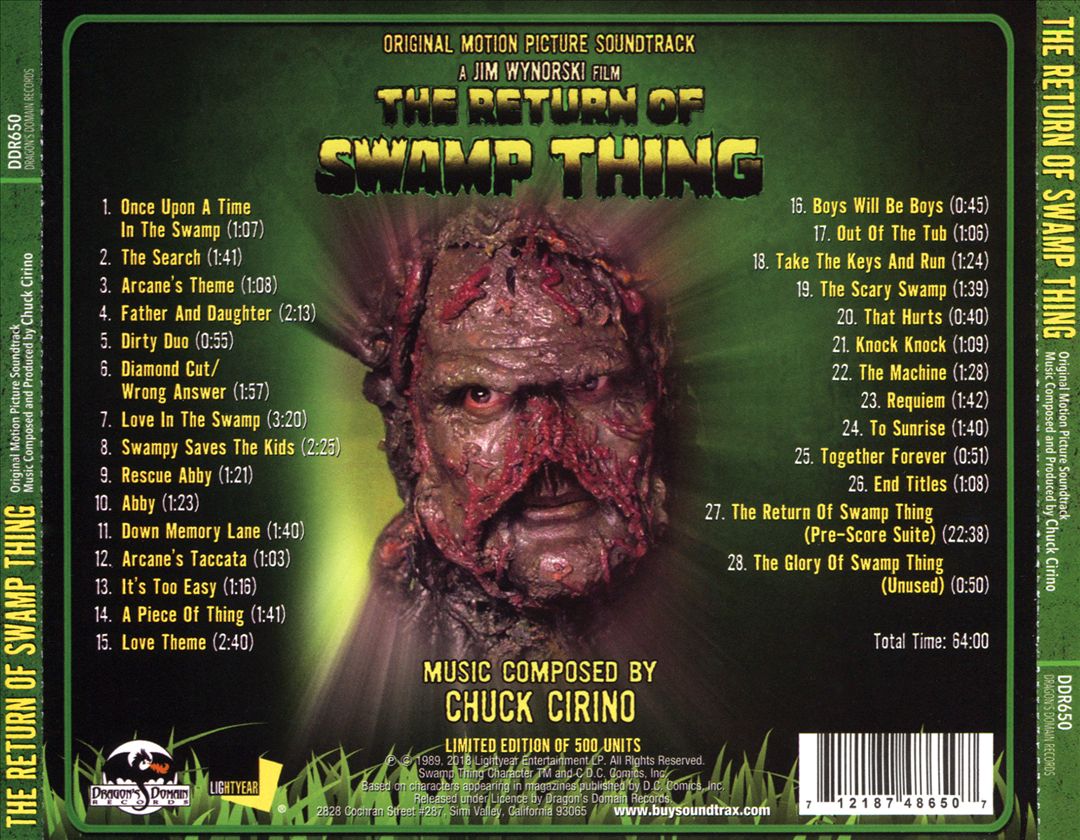 Return of Swamp Thing cover art