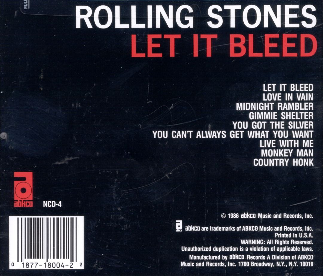 Let It Bleed cover art