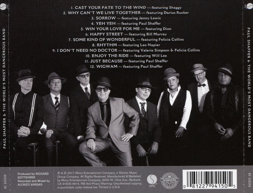 Paul Shaffer & the World's Most Dangerous Band cover art