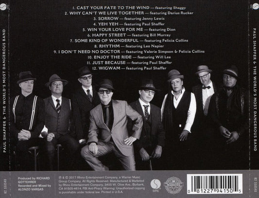 Paul Shaffer & the World's Most Dangerous Band cover art