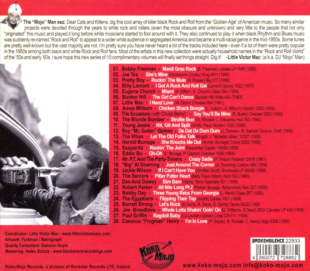 Boss Black Rockers, Vol 6: Mardi Gras Rock cover art