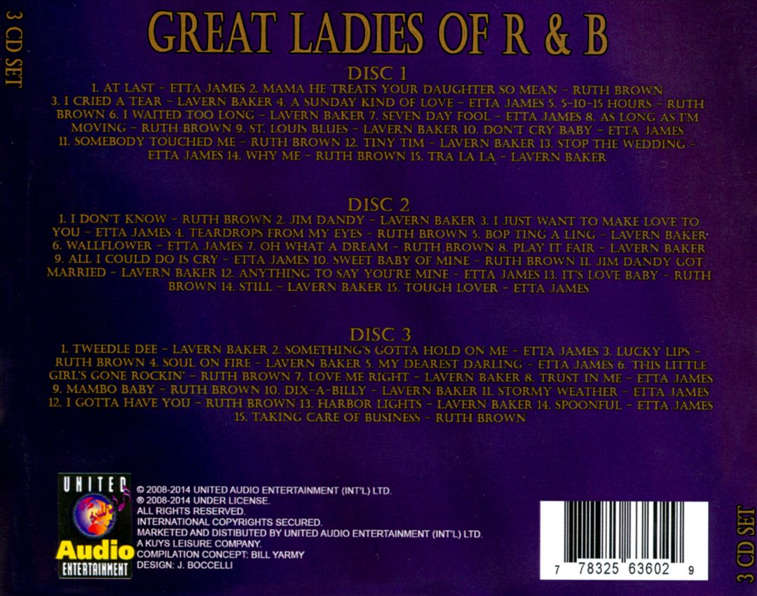 Great Ladies of R&B cover art