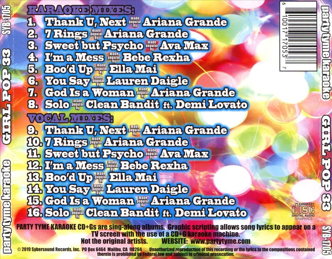 Girl Pop 33 cover art