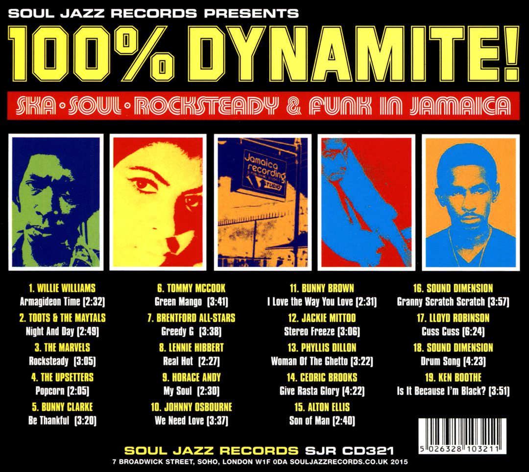 100% Dynamite! Ska, Soul, Rocksteady & Funk in Jamaica cover art