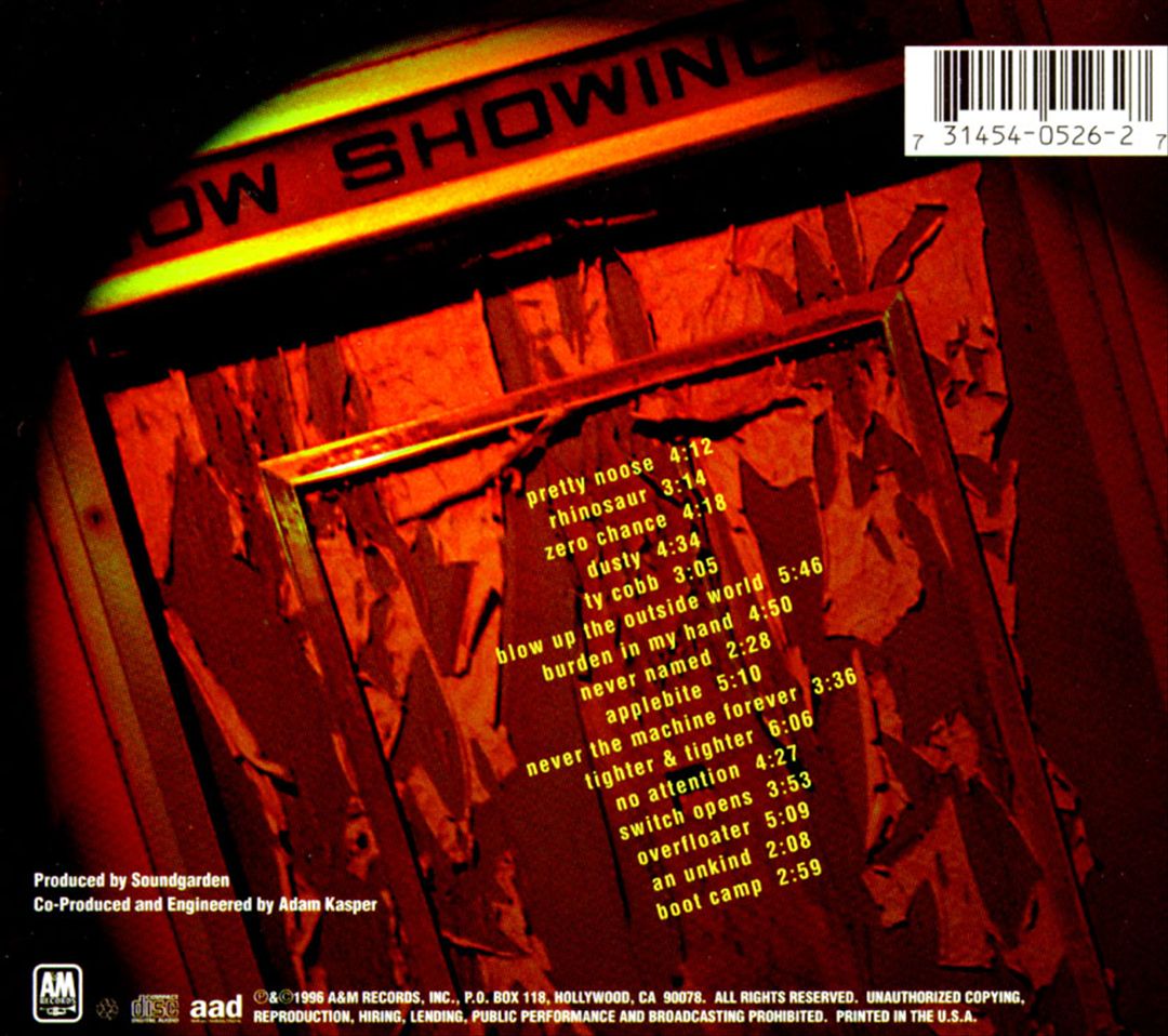 Down on the Upside cover art