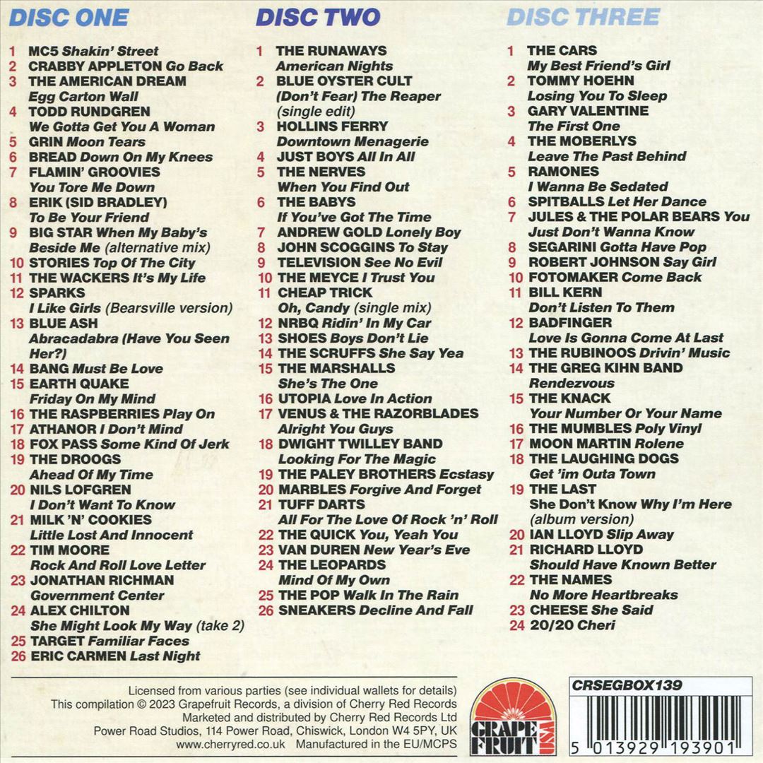 Looking for the Magic: American Power Pop in 70s cover art