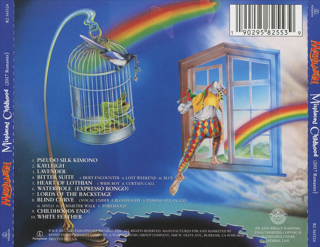 Misplaced Childhood [2017 Remastered Edition] cover art