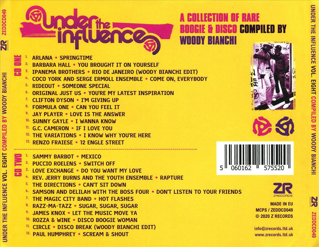 Under the Influence, Vol. 8 cover art