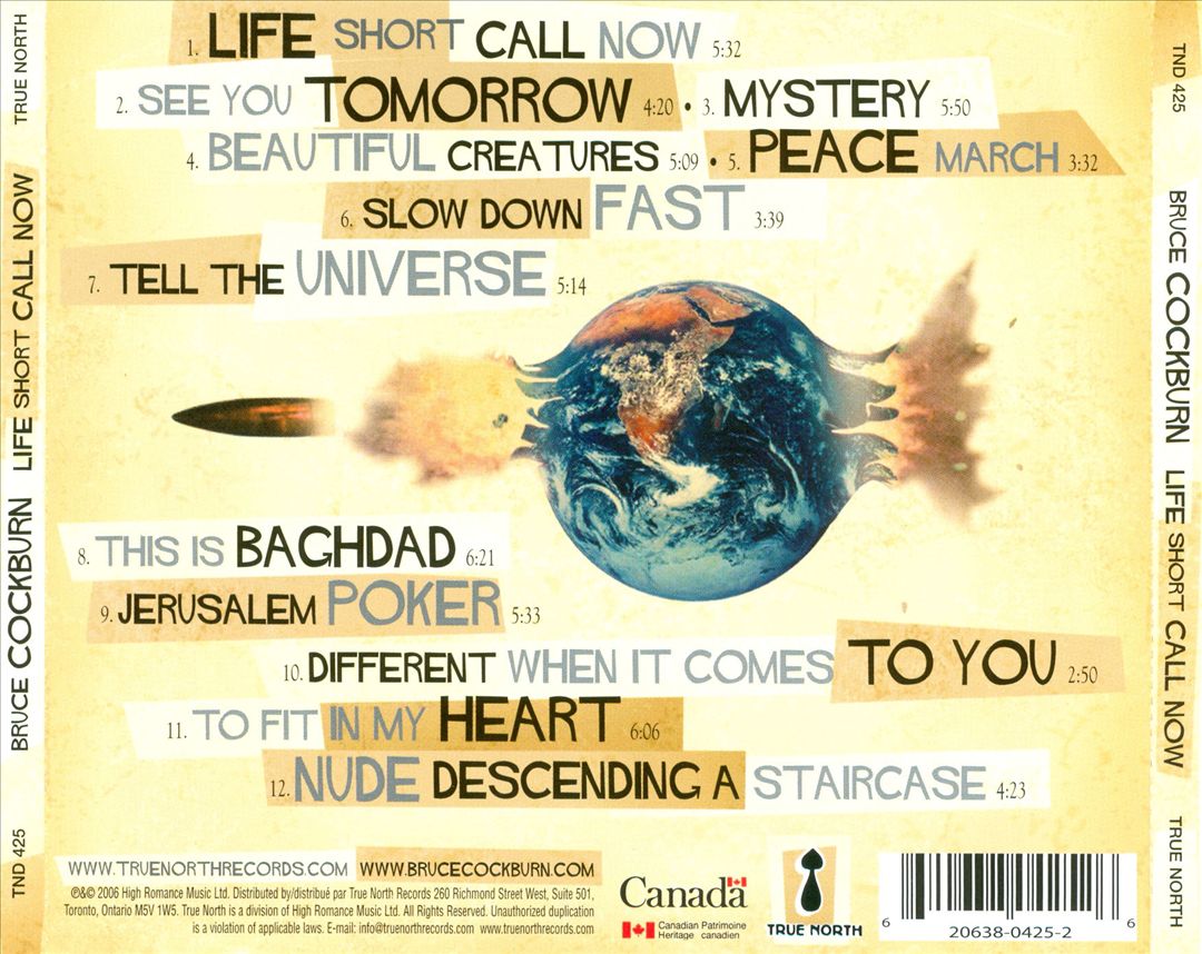Life Short Call Now cover art