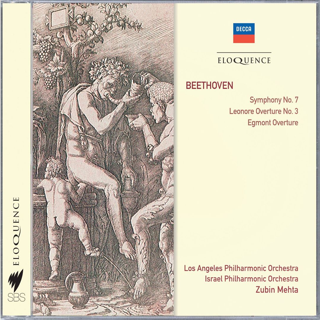 Beethoven: Symphony No. 7; Leonore No. 3; Egmont Overture cover art