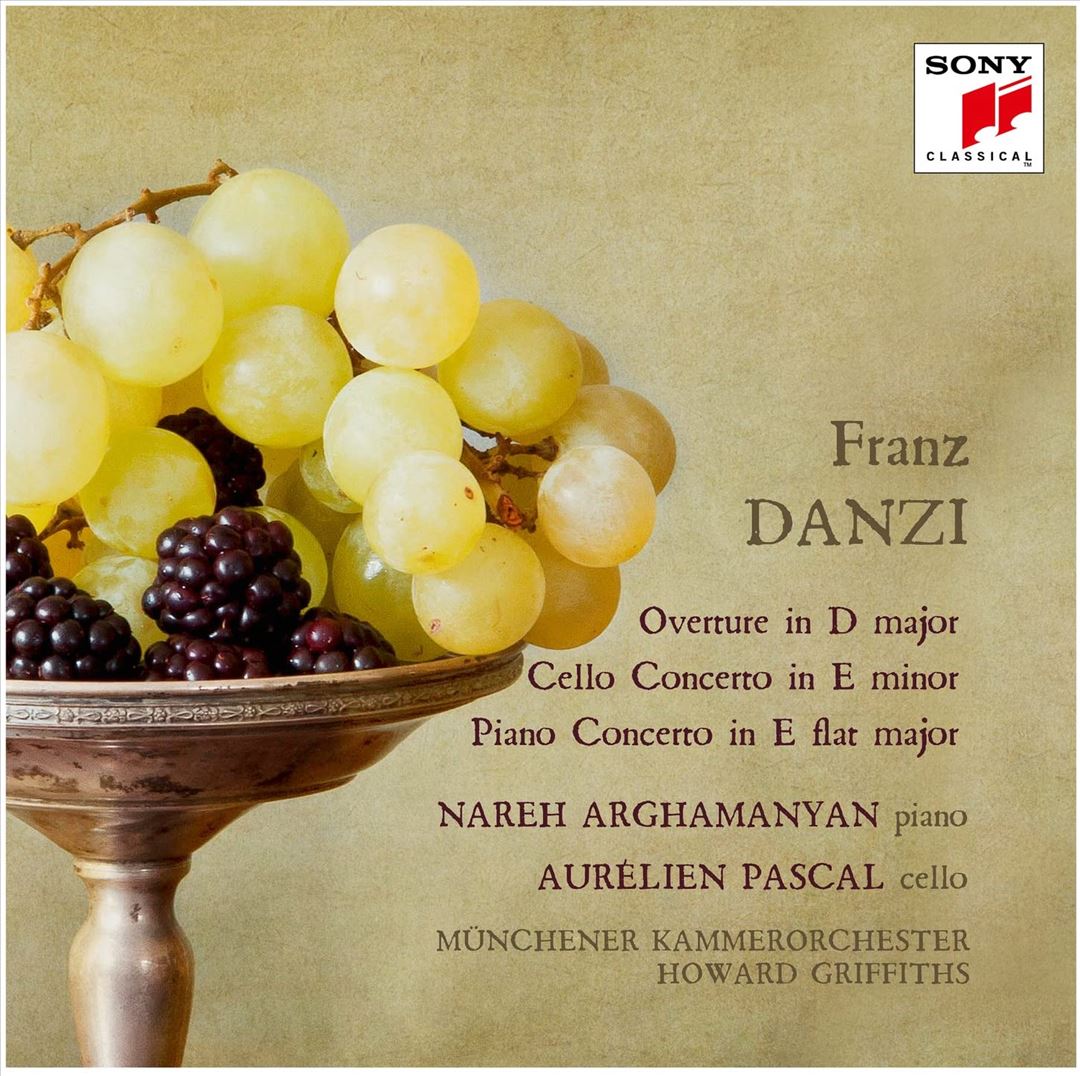 Franz Danzi: Overture in D major; Cello Concerto in E minor; Piano Concerto in E flat major cover art