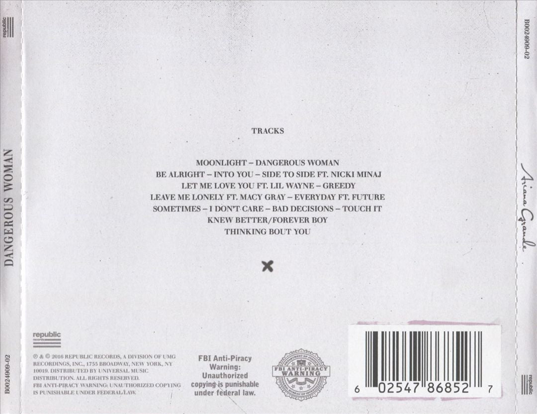 Dangerous Woman cover art