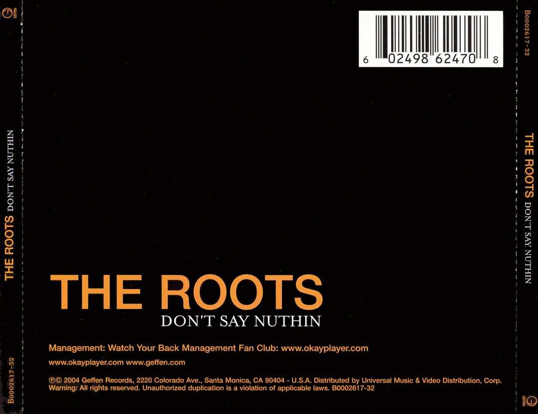 Don't Say Nuthin' [2 Tracks] cover art
