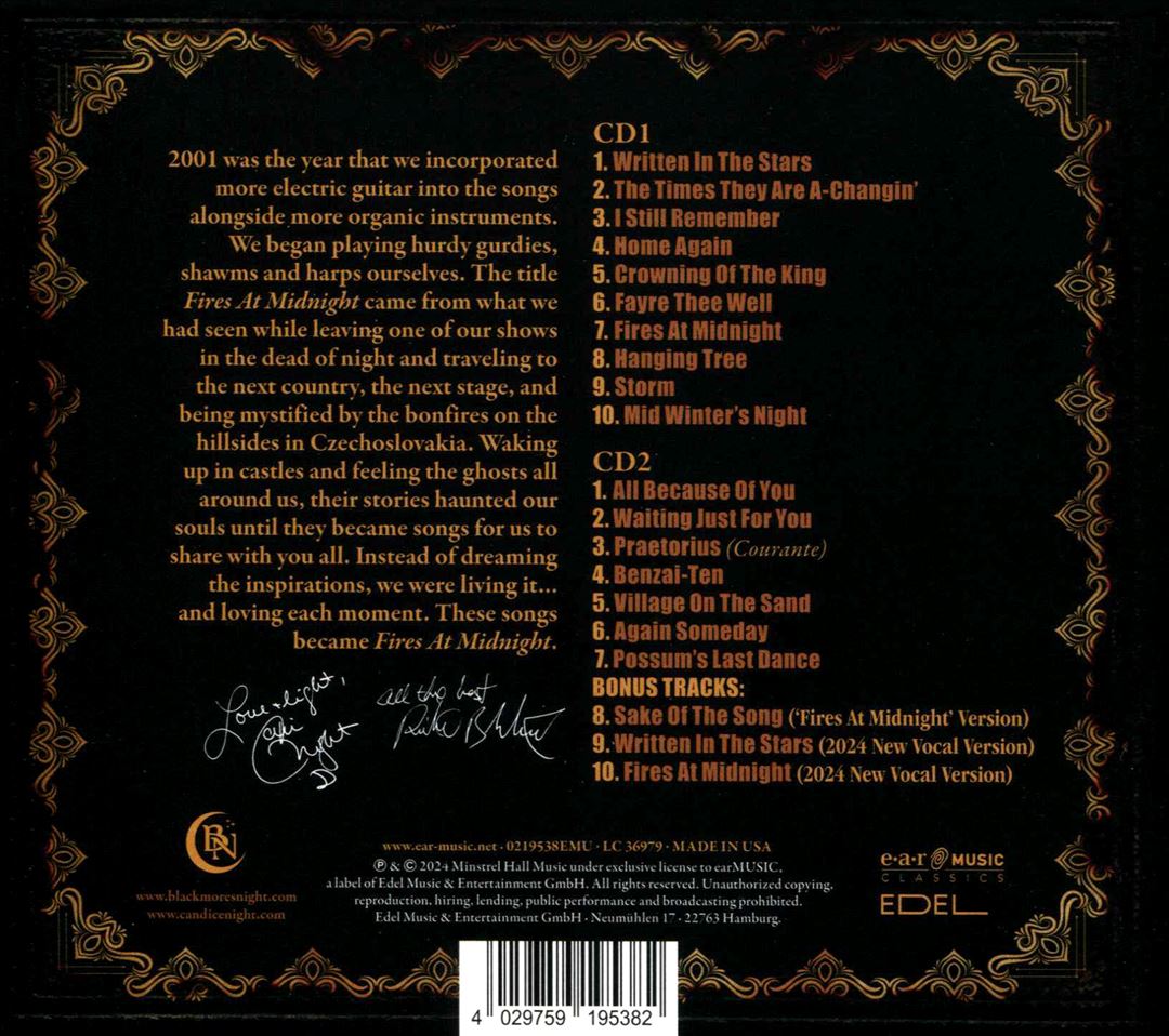 Fires At Midnight (25th Anniversary New Mix) cover art