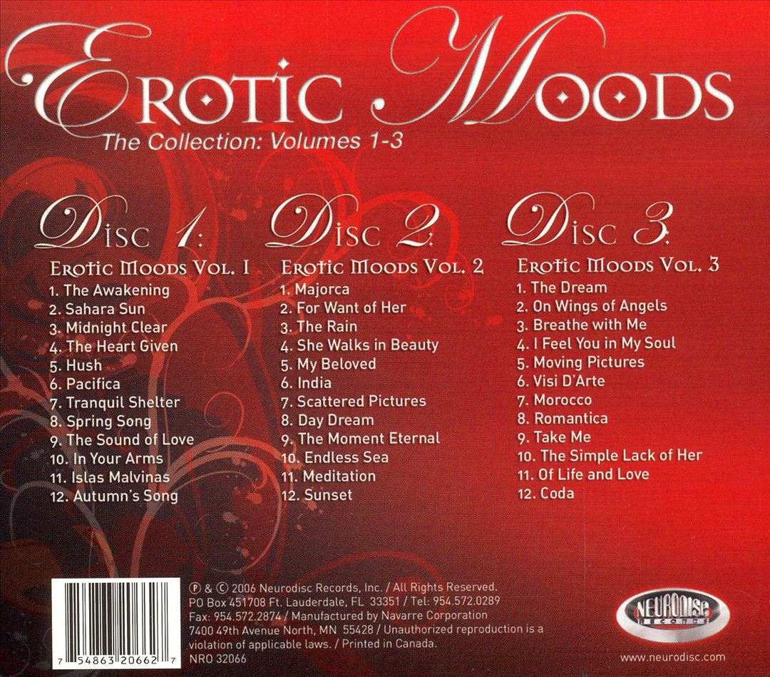 Erotic Moods: The Collection, Vol. 1-3 cover art