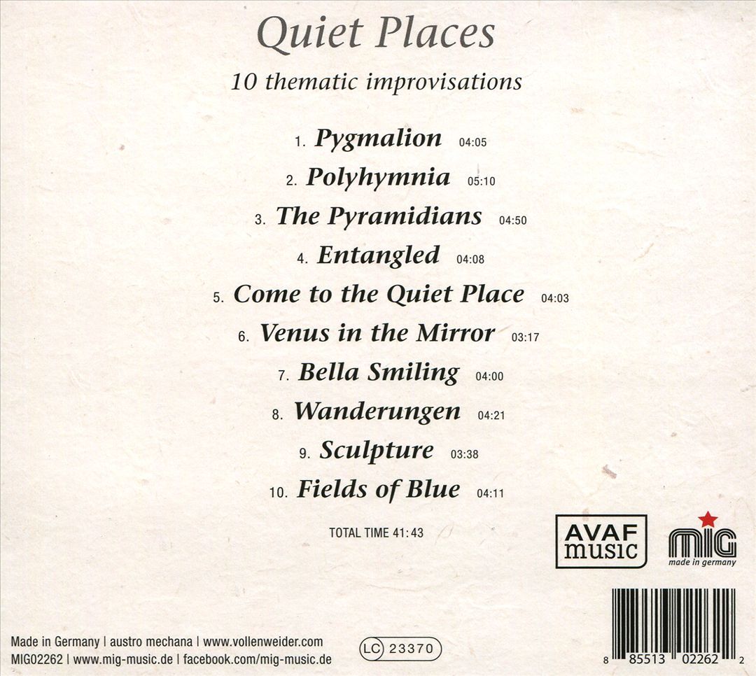 Quiet Places cover art