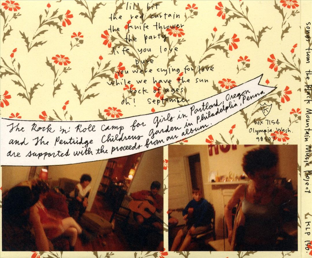 Songs from the Black Mountain Music Project cover art