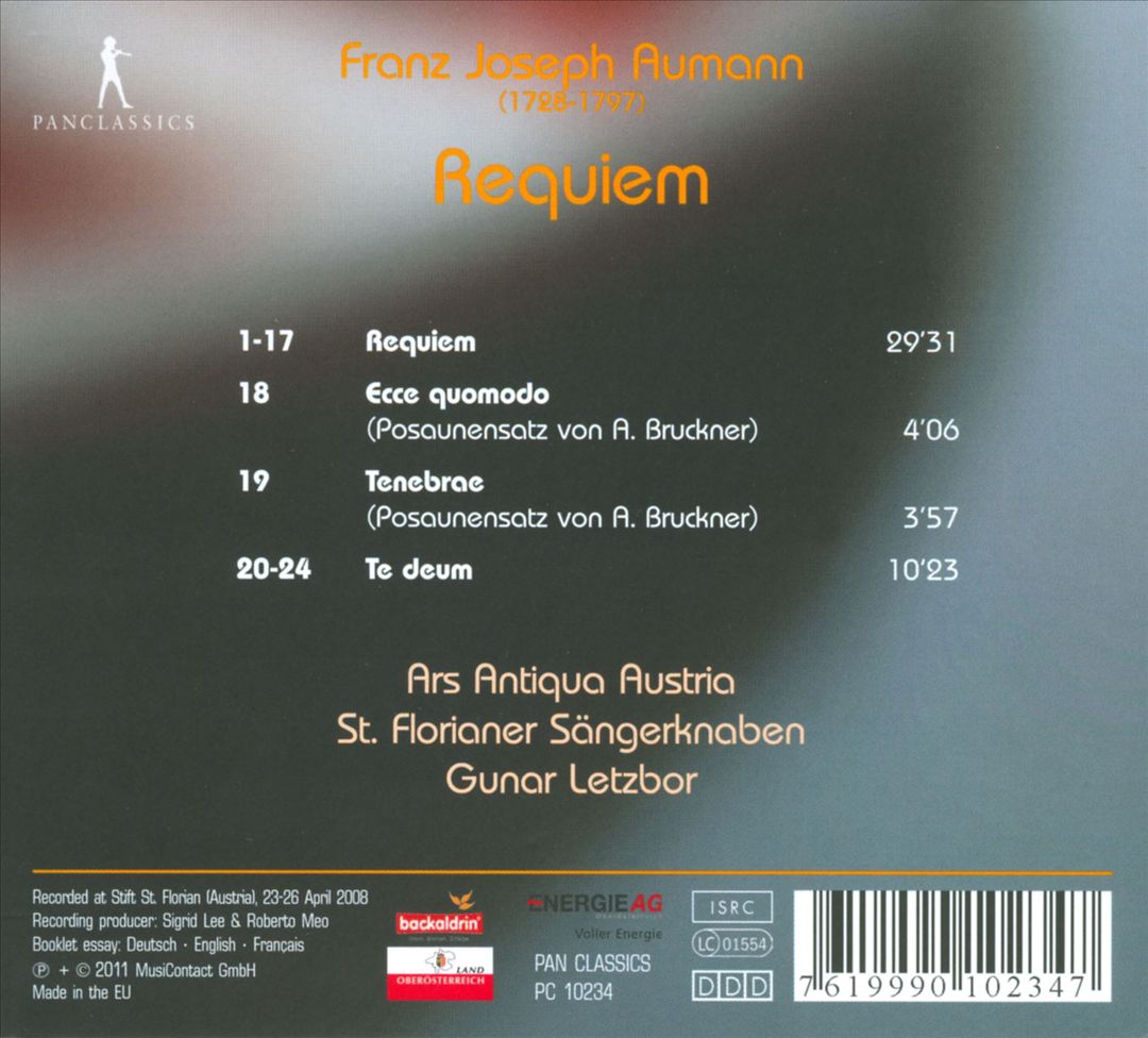 Franz Joseph Aumann: Requiem cover art