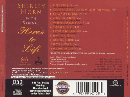 Here's to Life cover art