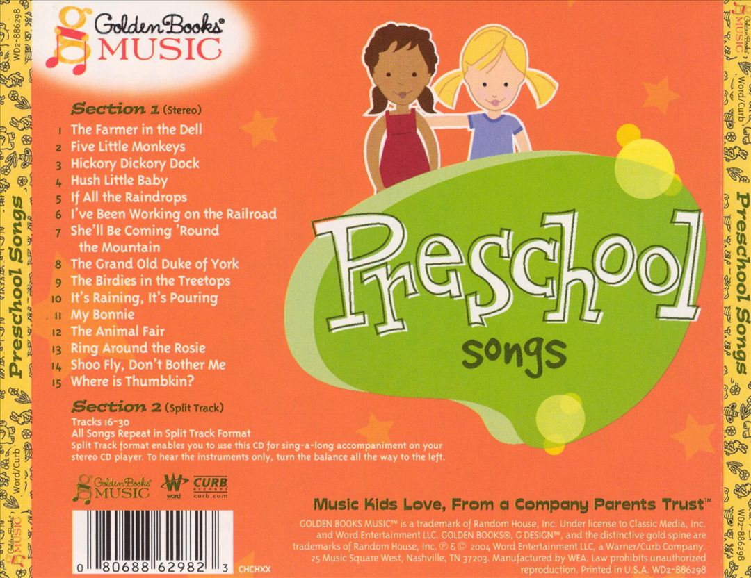 Golden Books: Pre-School Songs cover art