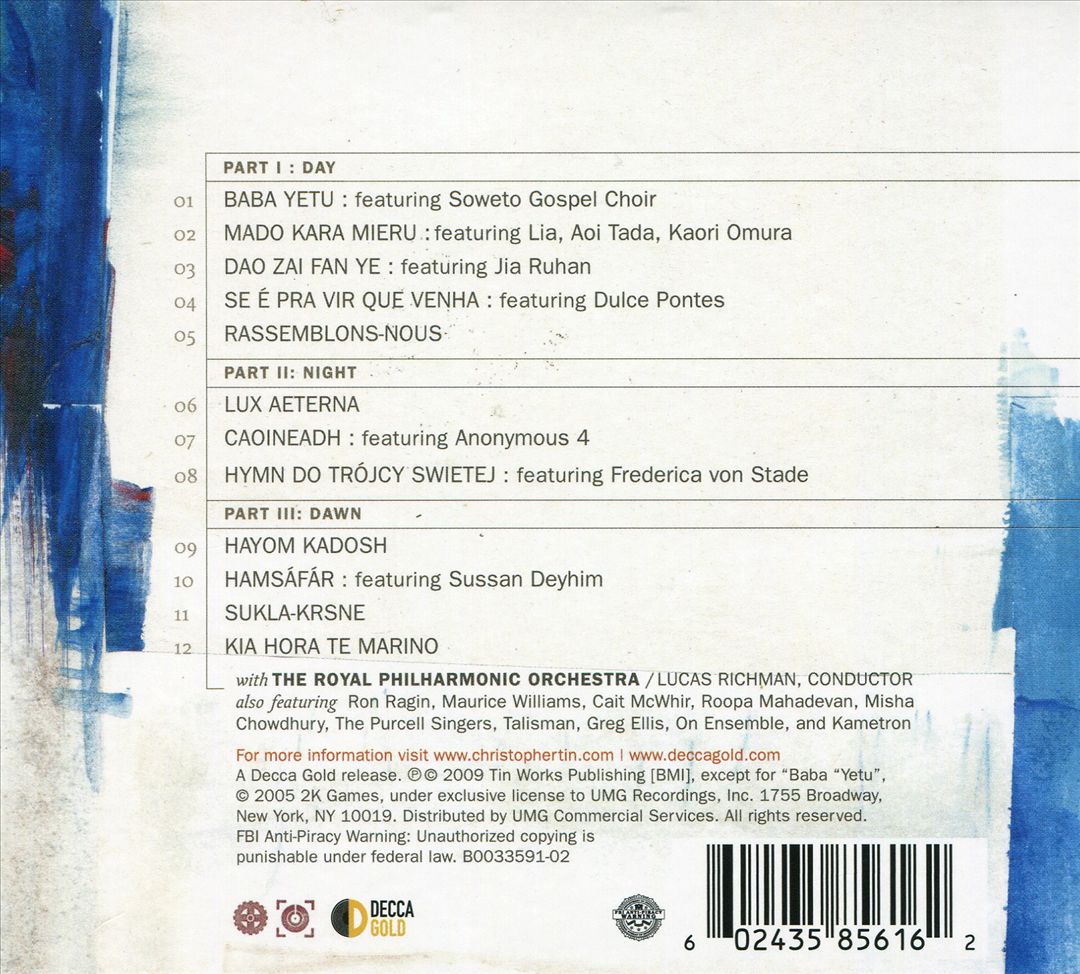 Christopher Tin: Calling All Dawns cover art