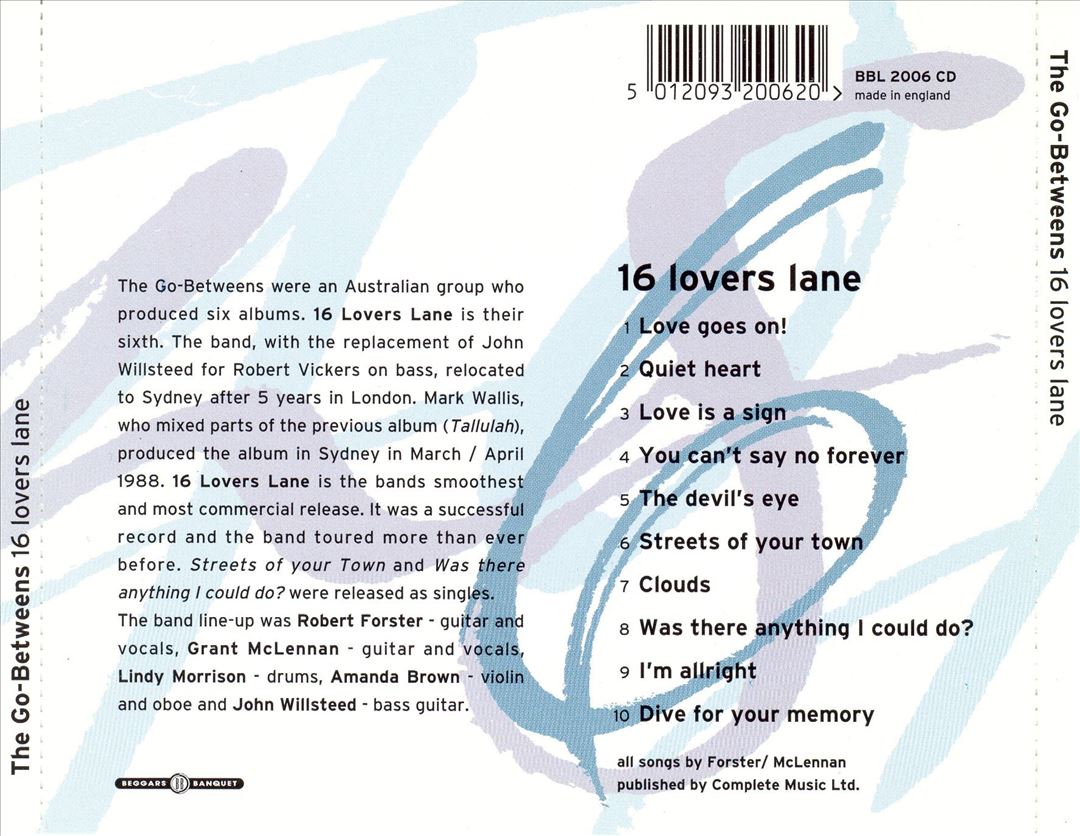 16 Lovers Lane cover art