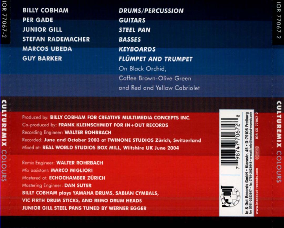 Colours cover art