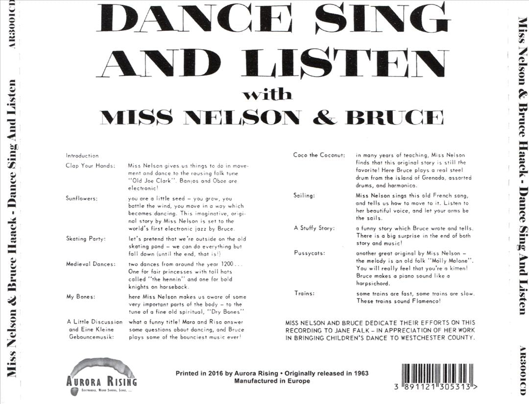 Dance, Sing & Listen cover art
