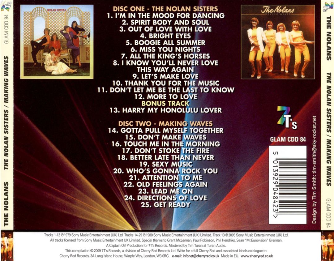 Nolan Sisters/Making Waves [Bonus Track] cover art
