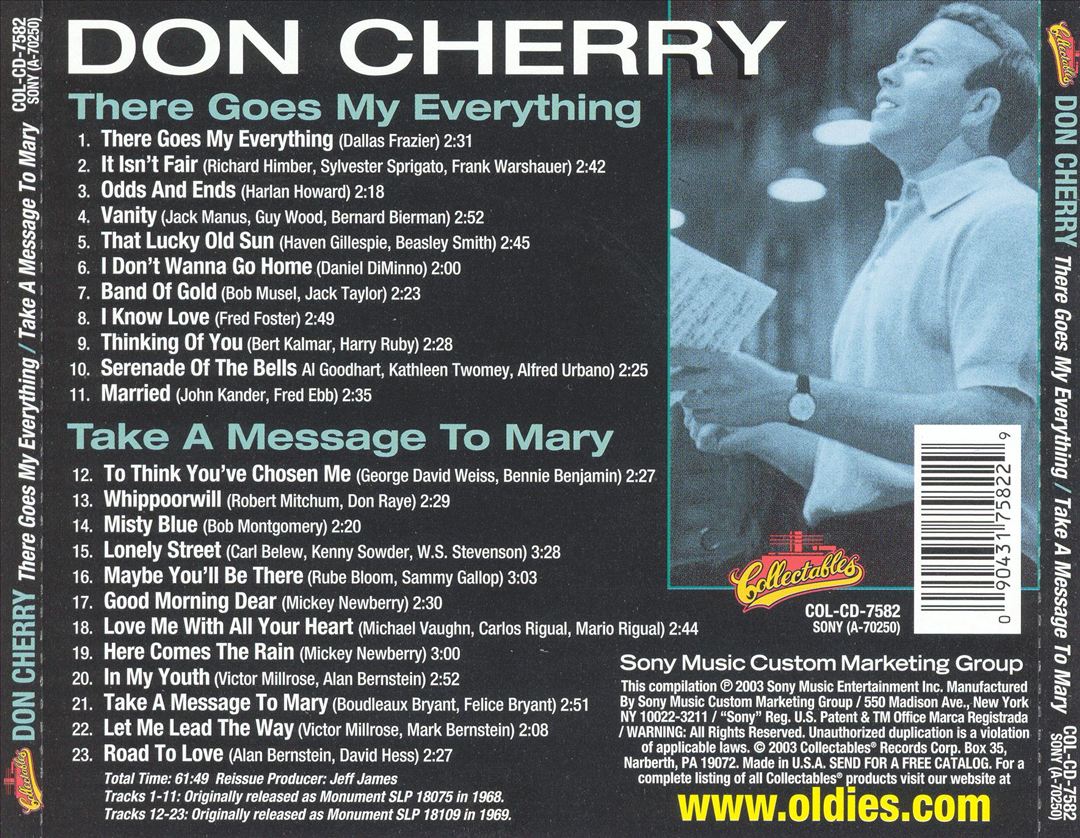 There Goes My Everything/Take a Message to Mary cover art