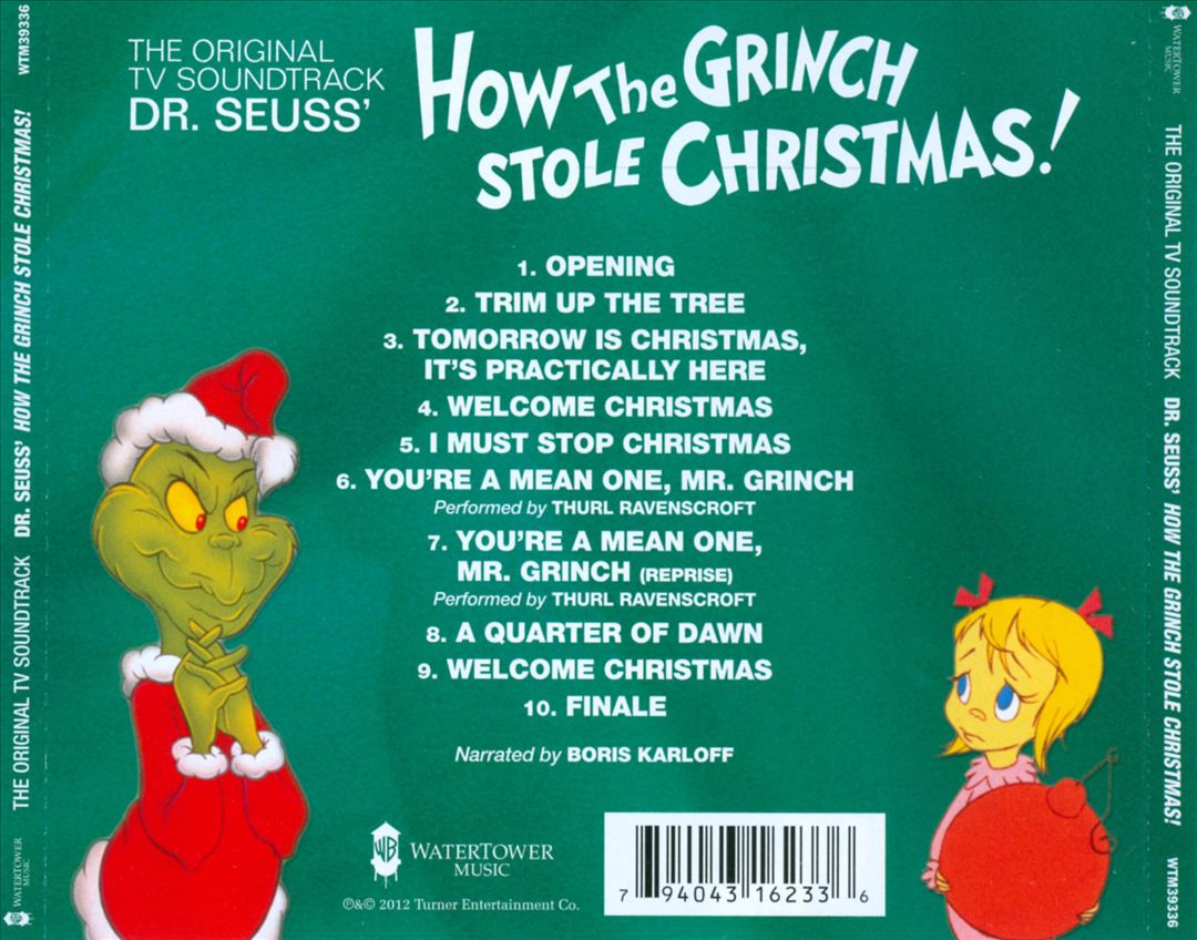 Dr. Seuss' How the Grinch Stole Christmas! [Original TV Soundtrack] cover art