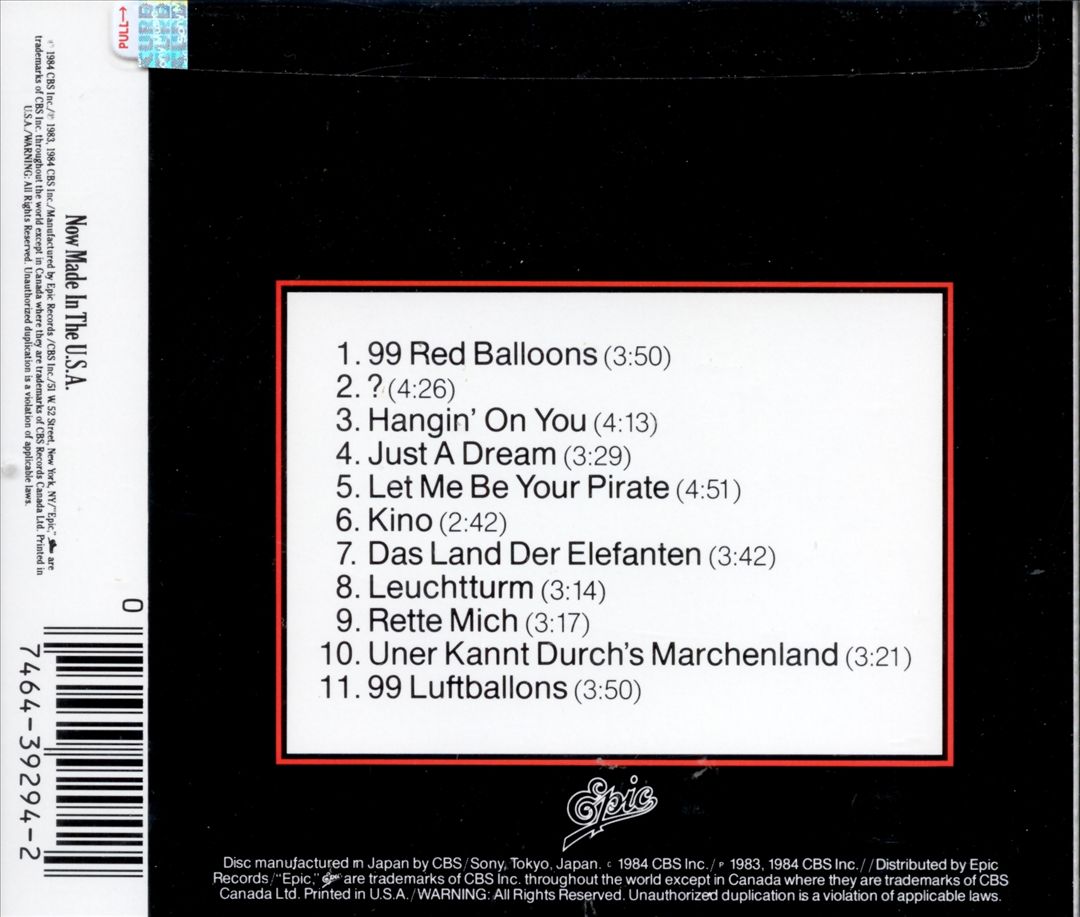 99 Luftballons cover art