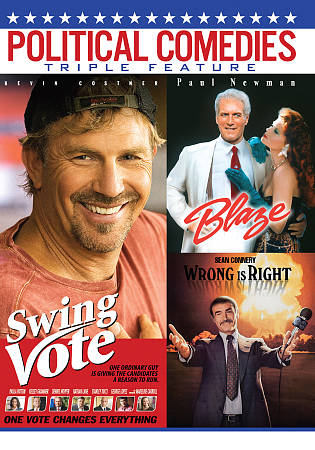Political Comedies Triple Feature: Swing Vote/Blaze/Wrong Is Right cover art