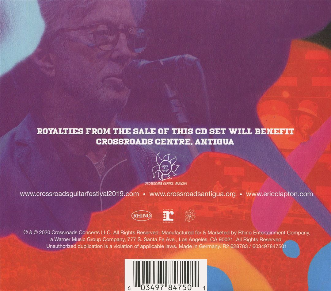 Eric Clapton's Crossroads Guitar Festival 2019 cover art