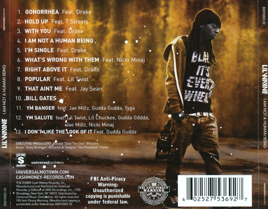 I Am Not a Human Being cover art
