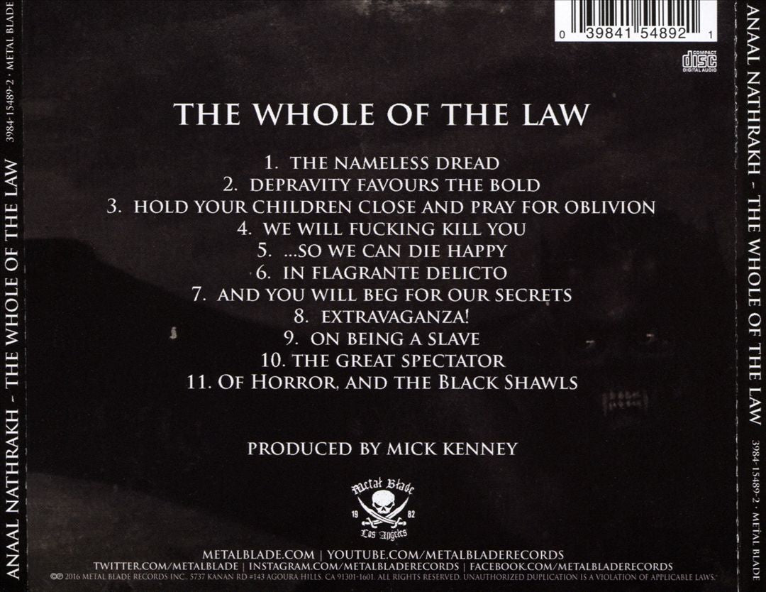 Whole of the Law cover art