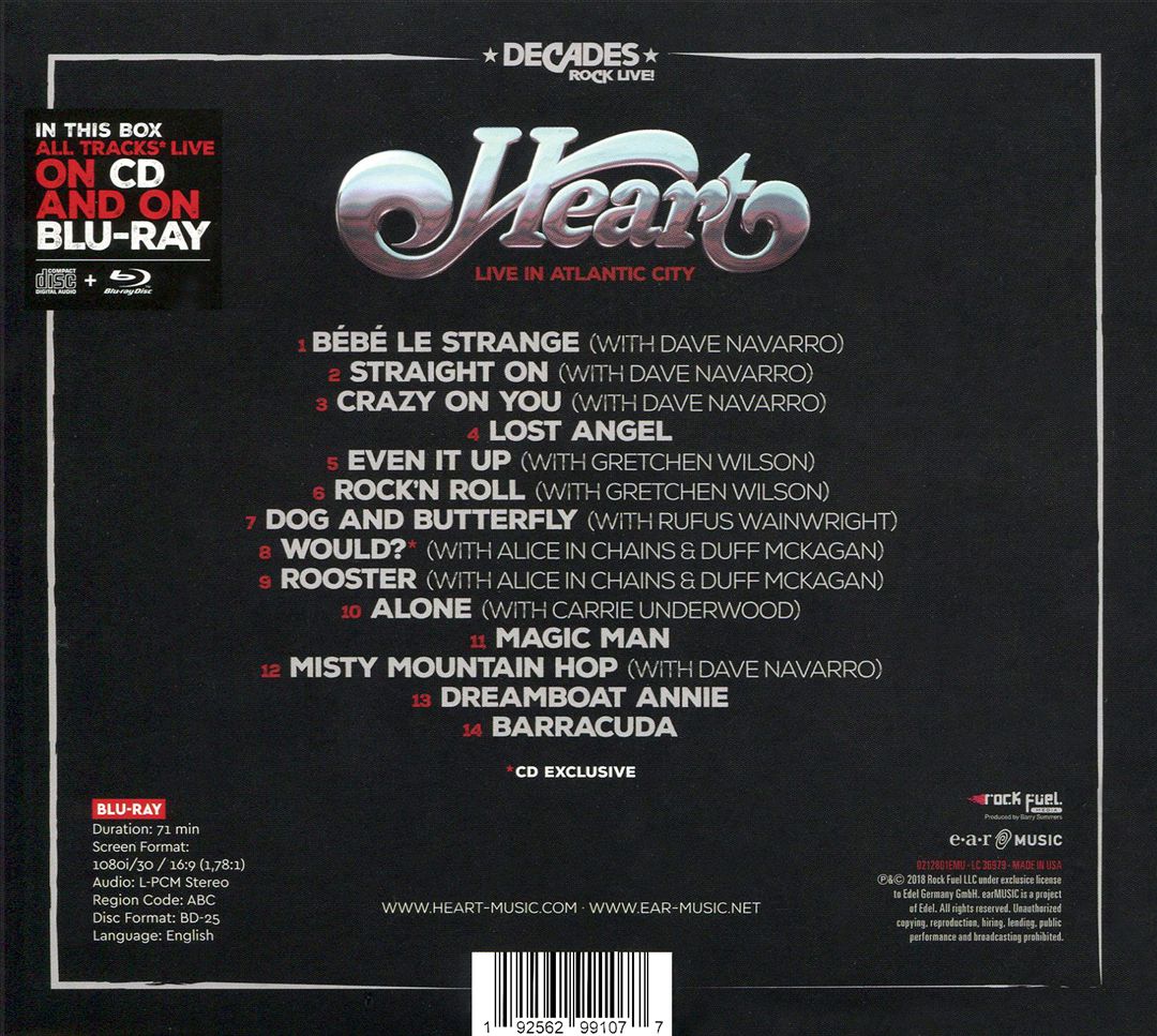 Live in Atlantic City cover art