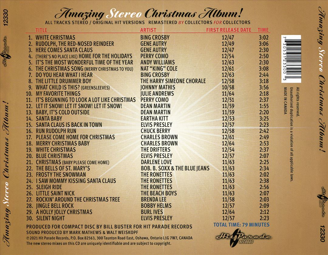 Amazing Stereo Christmas Album cover art