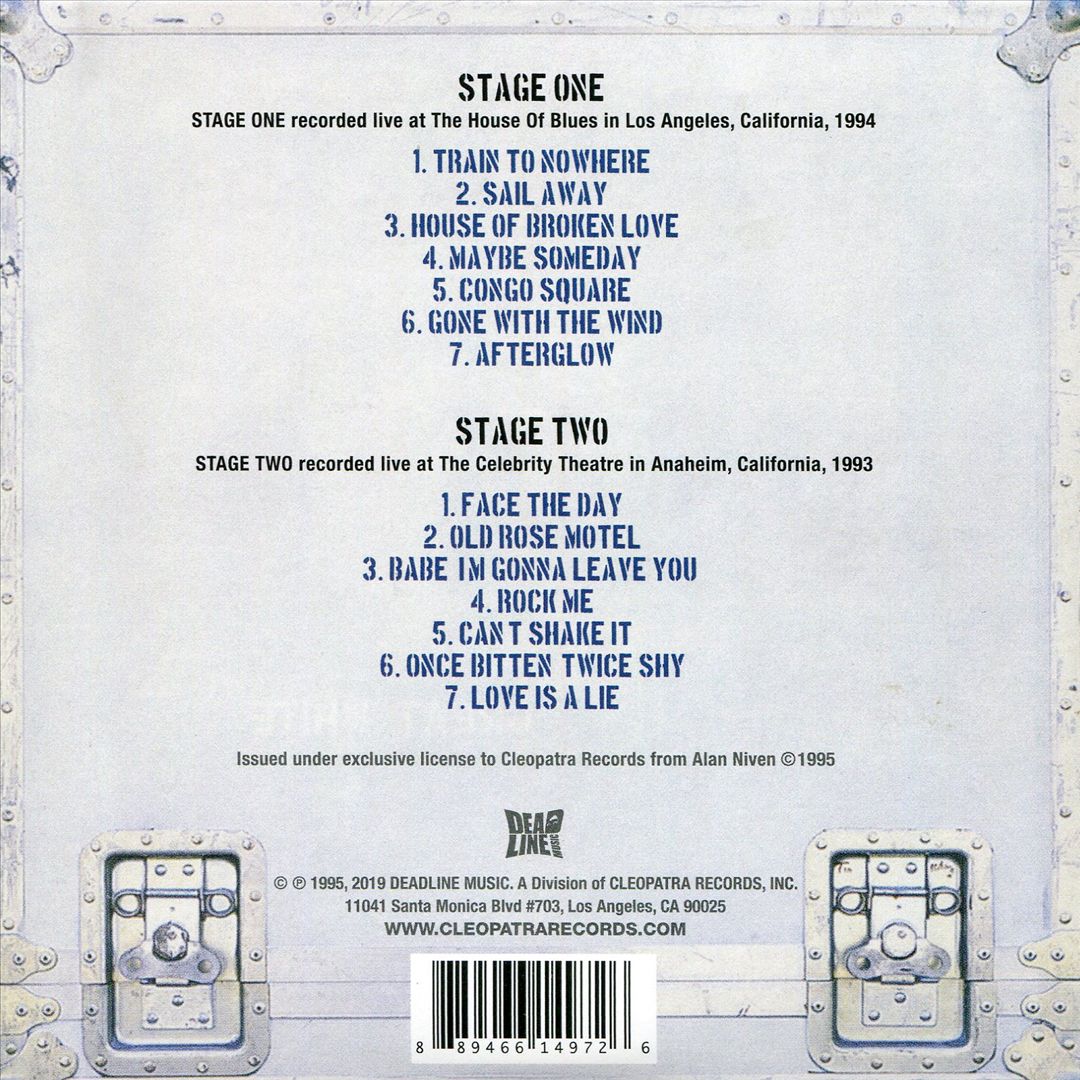 Stage cover art
