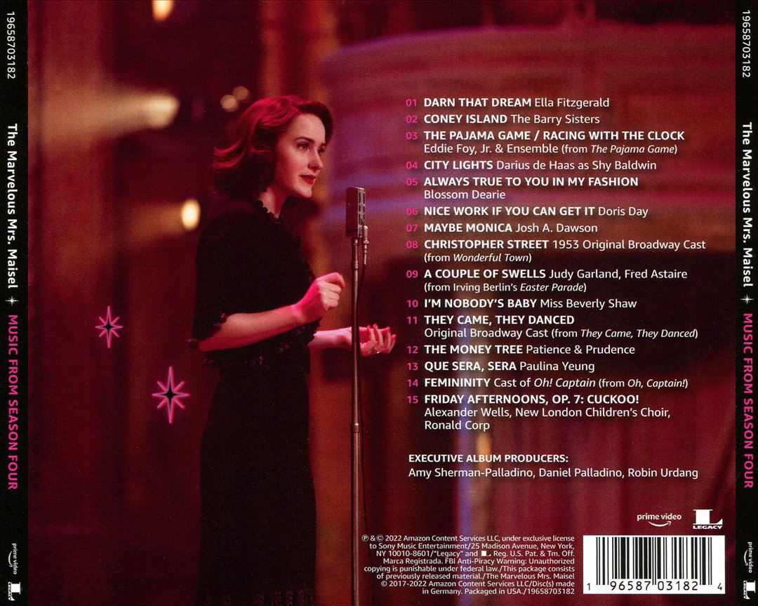 Marvelous Mrs. Maisel: Season 4 cover art