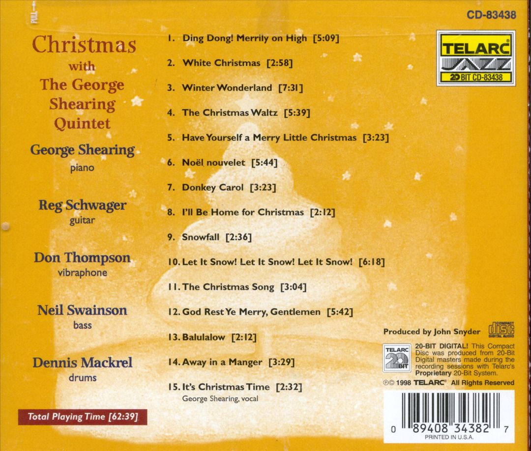 Christmas with George Shearing Quintet cover art