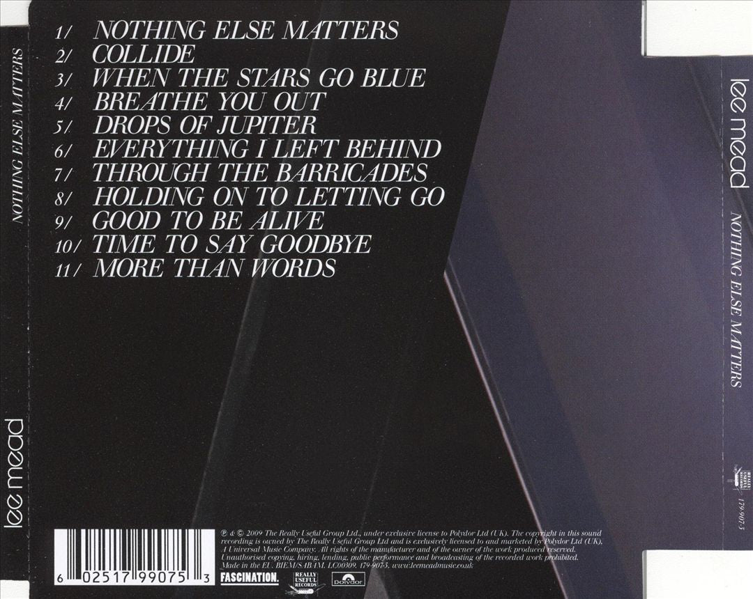 Nothing Else Matters cover art