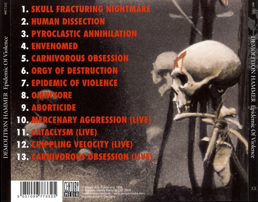 Epidemic of Violence [Bonus Tracks] cover art