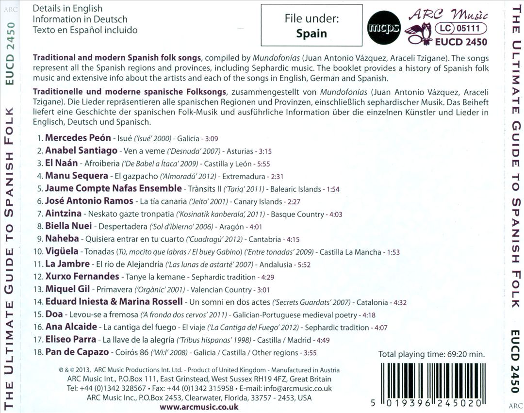 Ultimate Guide To Spanish Folk cover art