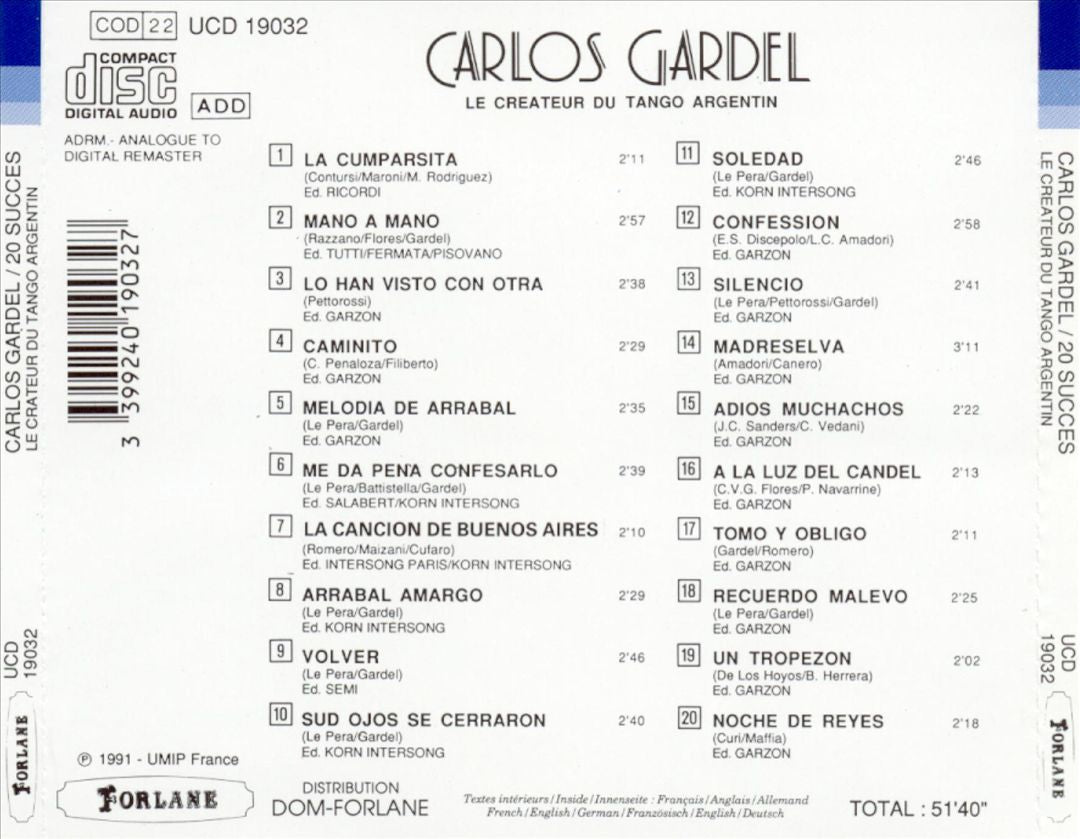 Createur Du Tango Argentin cover art