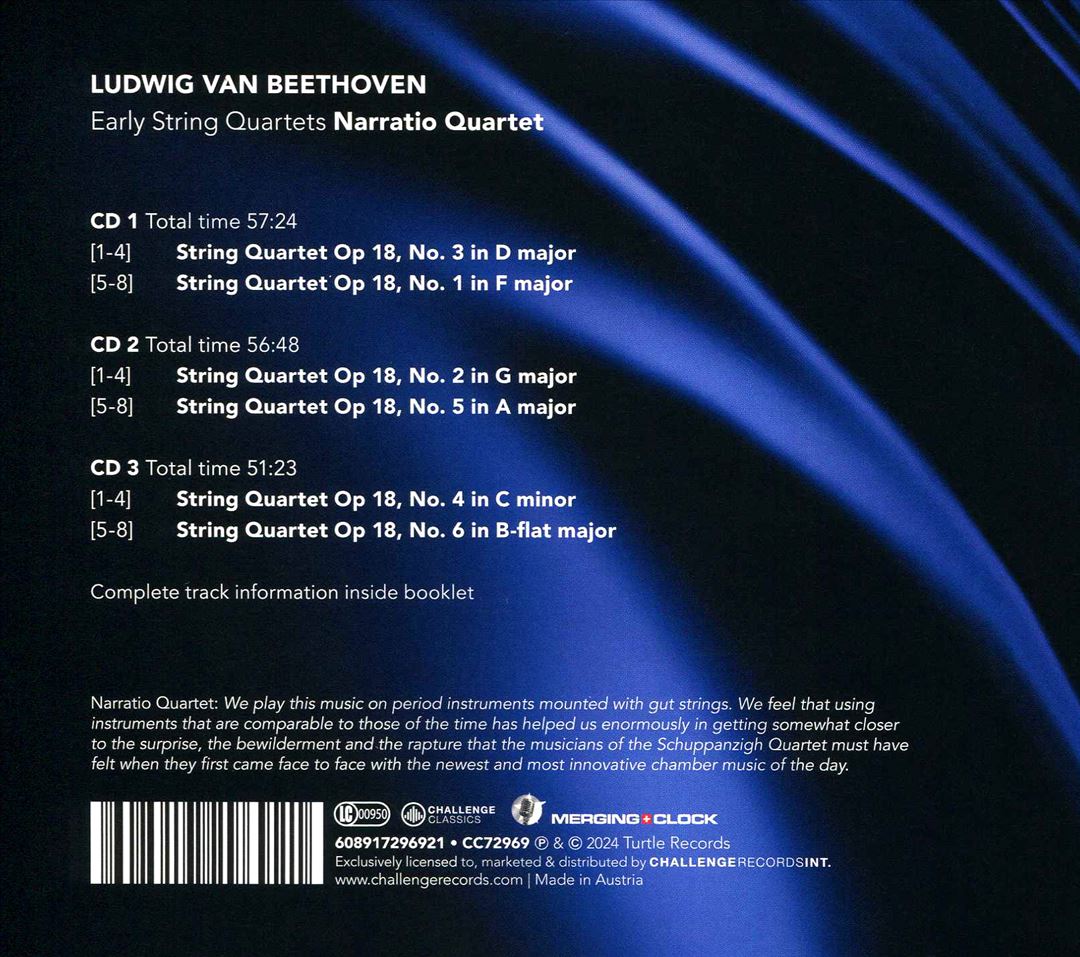 Ludwig Van Beethoven: Early String Quartets cover art